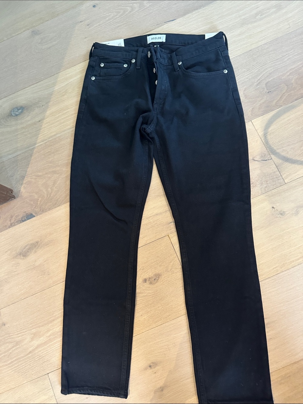 Agolde Women’s Black Cocktail Ankle Jeans